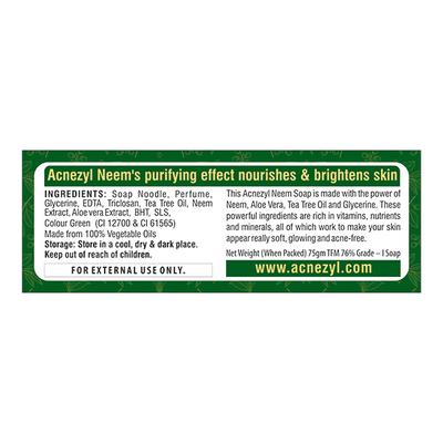 ACNEZYL NEEM Soap 75g - Acne-Acn