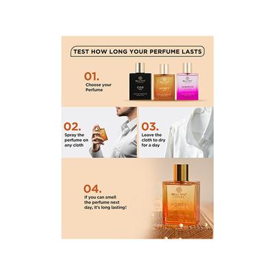 Bella Vita Organic Luxury Honey Oud Unisex Eau De Perfume 100 ml - Women Perfumes (Edt/Edp)