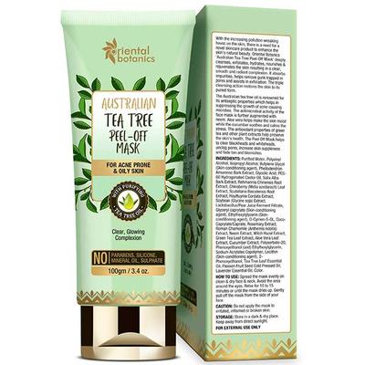Oriental Botanics Australian Tea Tree Peel Off Mask 100 gm - Masks & Peels