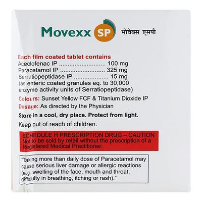 Movexx SP Tablet 10'S - Pain relief-Nsa