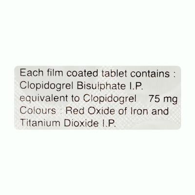Deplatt 75mg Tablet 15'S - Blood Clot-Ant