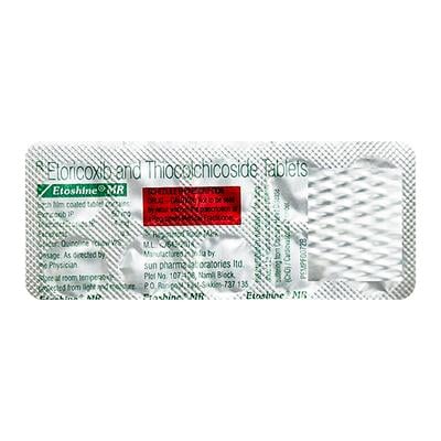 Etoshine MR Tablet 10'S - Muscle Cramps/Spasticity-Mus