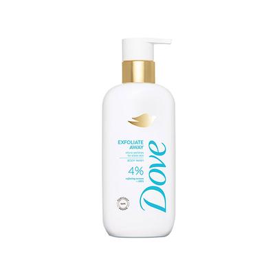 Dove 4% Refining Serum + AHA Exfoliate Away Serum Body Wash, 300 ml - Shower Gels & Body Wash
