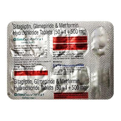 GLIMISAVE NEXA 1/500 Tablet 10's - Diabetes-Ant
