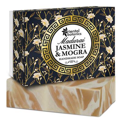 Oriental Botanics Handmade Soap - Madurai Jasmine & Mogra 125 gm - Soaps