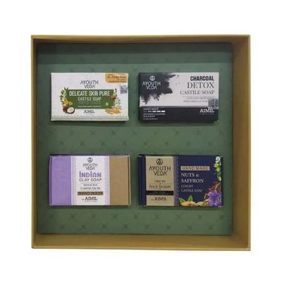 Ayouthveda Luxury Soap Gift Set (Pack of 4) 1's - Soaps