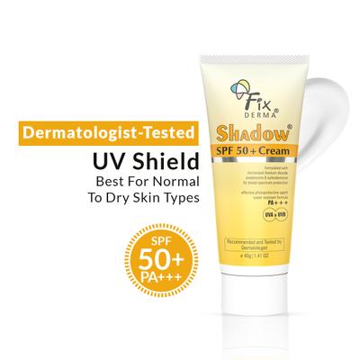 Fixderma Shadow SPF 50+Cream 40gm - Face Sunscreen