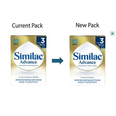 Similac Advance 3 Follow Up Formula Powder Refill - (12-18 Months) 400 g - Baby And Infant Supplements