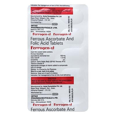 FERROGEN XT Tablet 10's - Iron Supplement/Anaemia-Vma