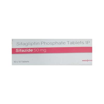 SITAZIDE 50mg Tablet 10's - Diabetes-Ant