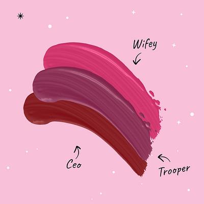 MyGlamm POPxo Squad Liquid Lipstick Kit Wifey Trooper CEO 3 into 4.5 gm - Liquid Lipsticks