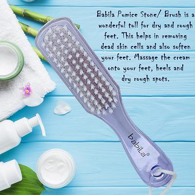 Babila Pumice Stone/ Brush with handle-PC-v 02 1's - Foot Scrubs