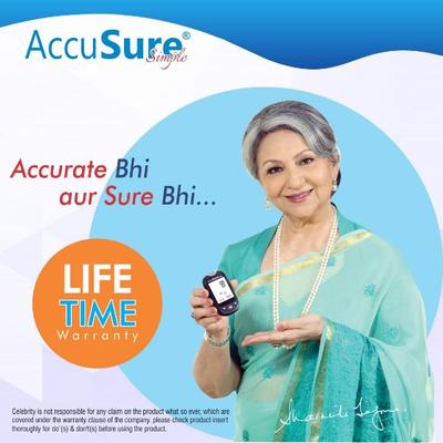 AccuSure Simple Glucose Meter Only - Blood Glucose Monitors/Strips