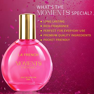 La French Moments Perfume For Women - Bold Citrus & Spicy Fragrance 30 ml - Women Perfumes (Edt/Edp)