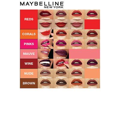 Maybelline Super Stay Matte Ink Brooklyn Blush - Overseer, Liquid Lipstick, Matte Lipstick 5 gm - Lipsticks