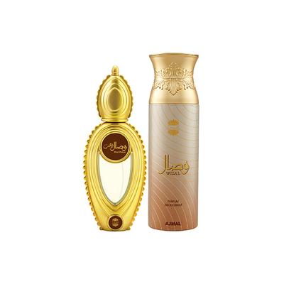 Ajmal Wisal Dhahab EDP Fruity Floral Perfume And Wisal Deodorant Floral Musky Fragrance 250 ml - Perfumes (Edt/Edp)