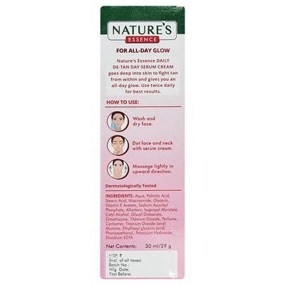 Nature's Essence Daily De-Tan Day Serum Cream 30 gm - Face Creams