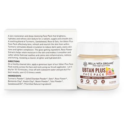 Bella Vita Organic Ubtan Plus Face Glow Pack 100 gm - Face Packs