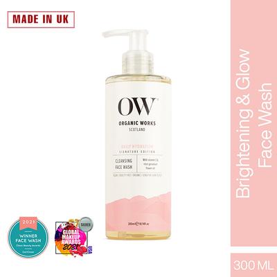 Organic Works Cleansing Face Wash 300 ml - Face Wash & Cleansers