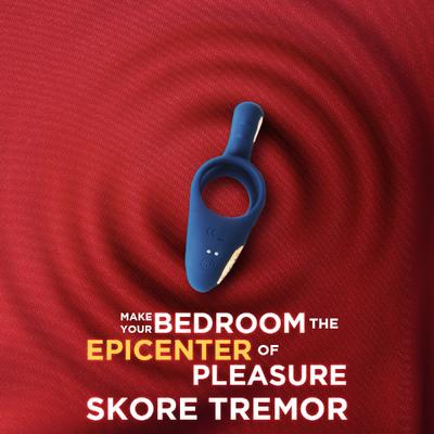 Skore Tremor Rechargeable Dual Motor Vibrating Ring 1's - Massagers And Vibrators