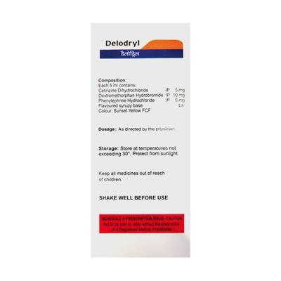 DELODRYL Syrup 100ml - Cough And Cold-Cou