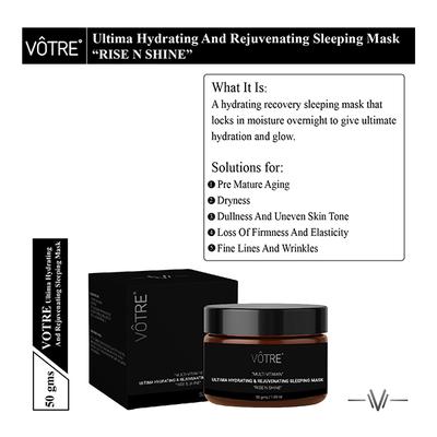 Votre Ultima Hydrating & Rejuvenating Sleeping Mask - Multivitamin 50 gm - Night Cream