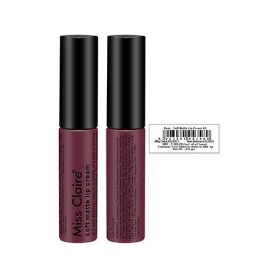 Miss Claire Soft Matte Lip Cream - 62 6.5 Gm - Lipsticks