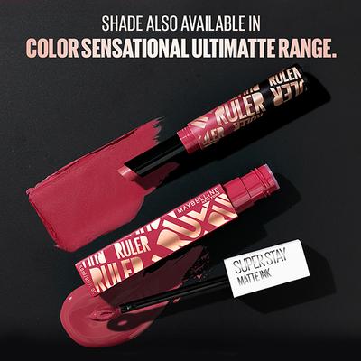 Maybelline New York Color Sensational Ultimatte Lipstick 24h Wear 80 Ruler 1.7 gm - Lipsticks