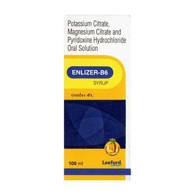 ENLIZER B6 Delicious Pineapple Flavour Oral Solution 100ml - Kidney Disease/Stones-Oth