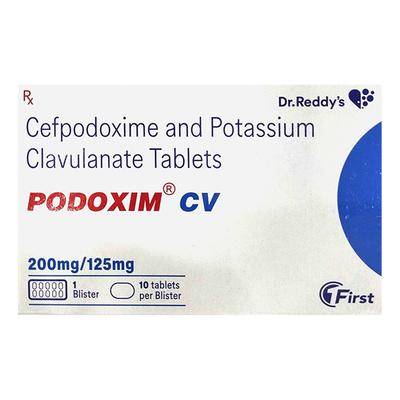 Podoxim CV Tablet 10'S - Bacterial Infections-Cep