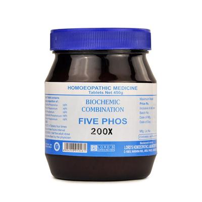 Lord's Bio-Chemic Five Phos 200X Tablet 450 gm - Bio-Chemic