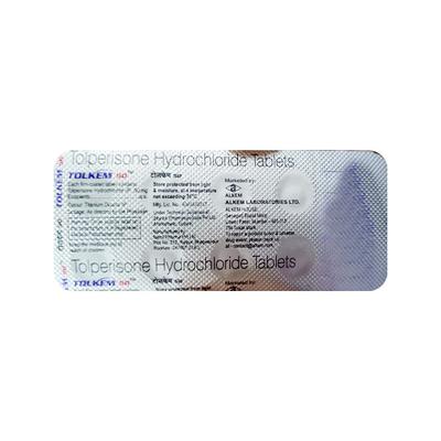 Tolkem 50mg Tablet 10'S - Muscle Cramps/Spasticity-Mus