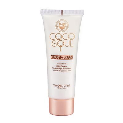 Coco Soul Foot Cream -With Coconut & Ayurveda- Paraben & Sulphate Free 75ml - Foot Creams & Lotions