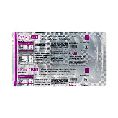 FEMIVIN ISO NUTRACEUTICAL Tablet 10's - Supplements-Sup