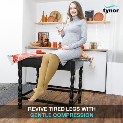 Tynor Compression Stocking Mid Thigh (Pair) (L) (I 15) - Knee/Leg Supports