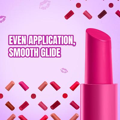 Elle 18 Color Pops Matte, Brown Temptation, Matte Finish, Moisturising Lipstick 4.3 g - Lipsticks