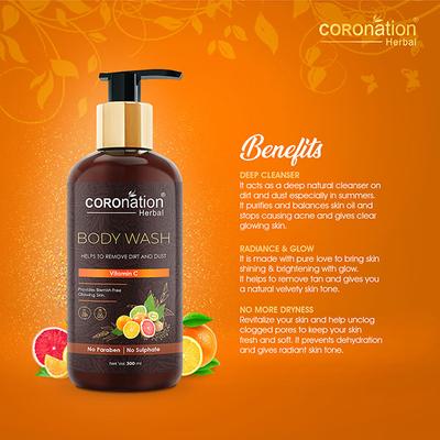 COROnation Herbal Vitamin C Body Wash 300 ml - Shower Gels & Body Wash
