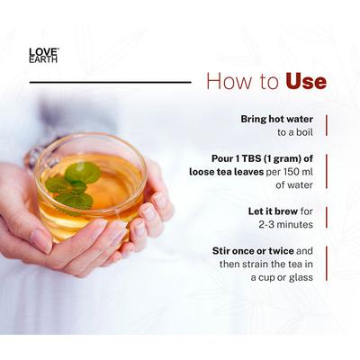 Love Earth Glowing Skin And Healthy Hair Green Tea With Green Tea & Aswagandha 30 gm - Hair & Skin