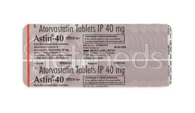Astin 40mg Tablet 10'S - High Cholesterol-Dys