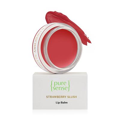 Buy PureSense Strawberry Slush Lip Balm with Vitamin A & E for Dry
