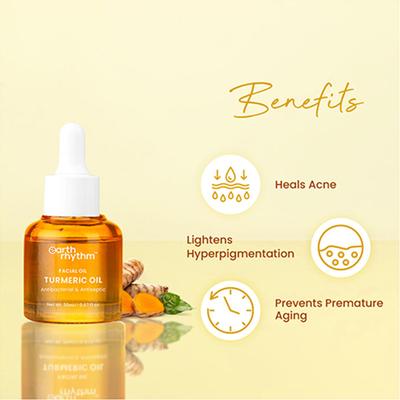 Earth Rhythm Turmeric Facial Oil 20ml - Face Oils