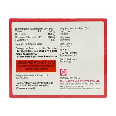 Jubiflam Forte Tablet 10'S - Pain relief-Ant