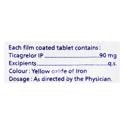 TICASET 90mg Tablet 10's - Blood Clot-Ant