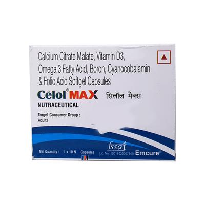 Celol Max Capsule 10'S - Supplements-Vam