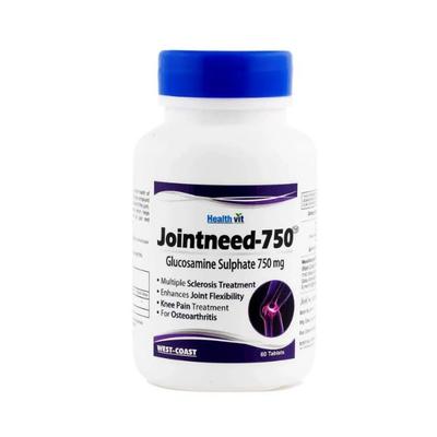 Healthvit Jointneed-750 Glucosamine Sulphate-Tablets 60's - Calcium And Minerals