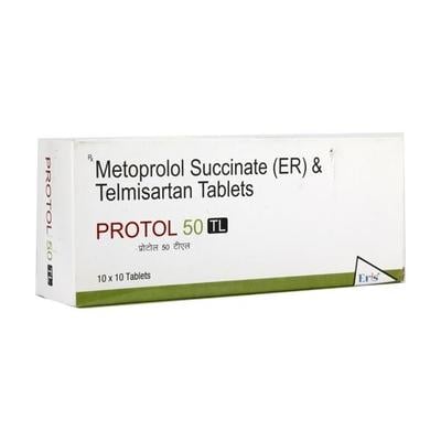 Protol 50 TL Tablet 10'S - Hypertension-Ang