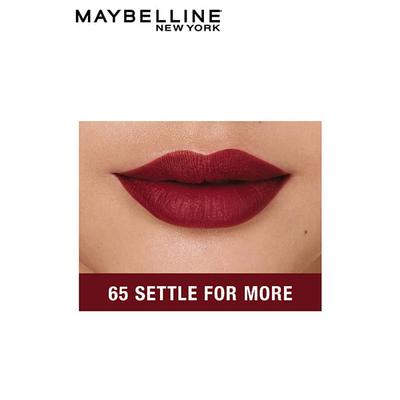 Maybelline New York Super Stay Crayon Lipstick, 65 Settle for More 1.2 gm - Lipsticks