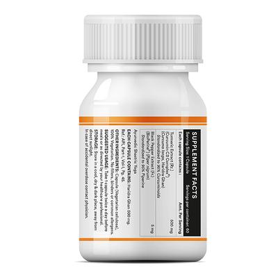 INLIFE Curcumin 95 Advanced 500 mg Vegetarian Capsule 60's - Herbal Dietary Supplement