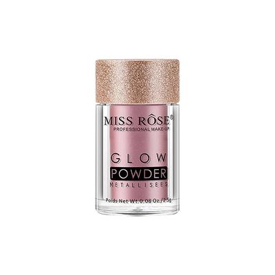 Miss Rose Professsional Makeup Glow Powder Metalises 7001 - 010M 10 2.5 gm - Highlighters & Illuminators