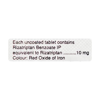 Rizact 10mg Tablet 4'S - Migraine